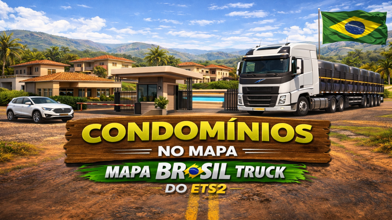 Condominios no Mapa Brasil Truck